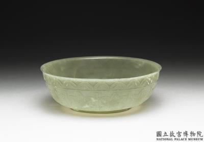 图片[2]-Jade round bowl with carving throughout, Ottoman Empire-China Archive